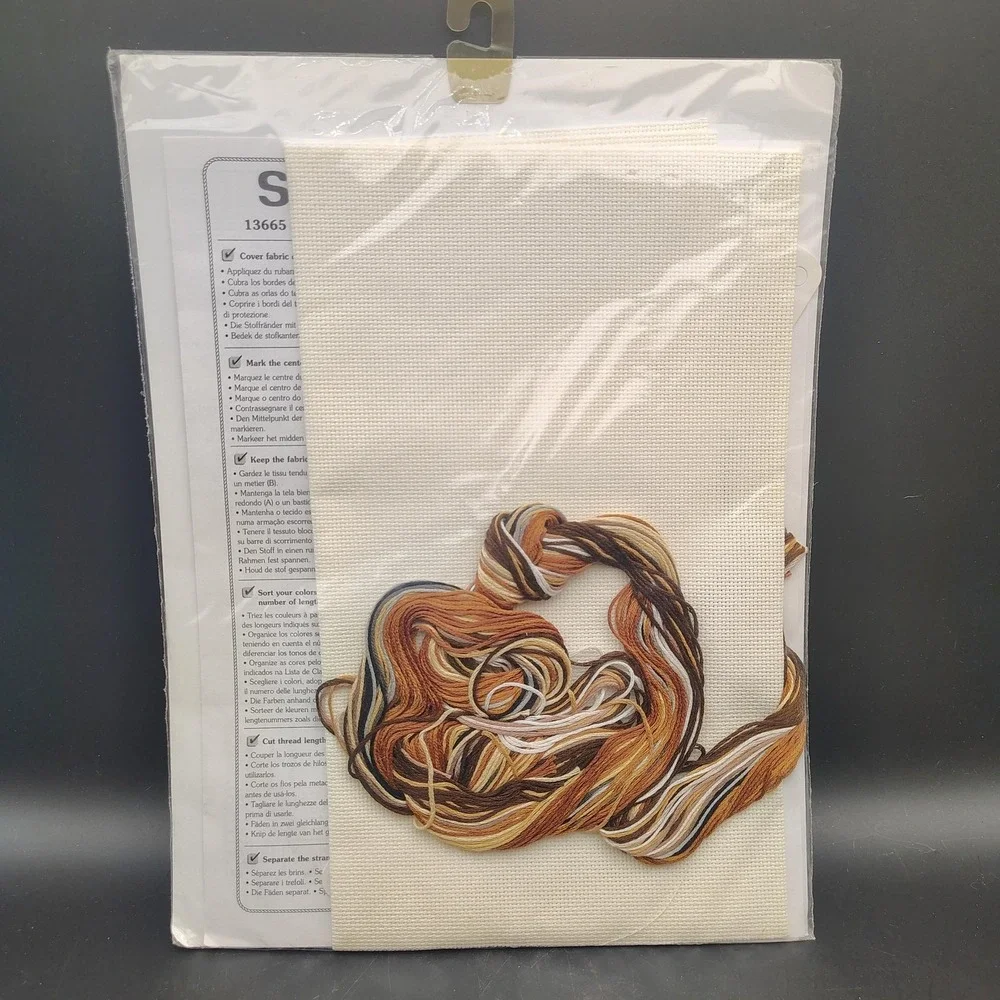 Vintage Sunset Giraffe Mother Baby Cross Stitch Kit  Animal Art 13665